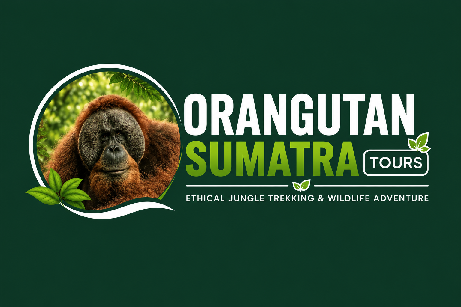 Orangutan Sumatra Tours logo – ethical Sumatran orangutan trekking and jungle tours in Bukit Lawang, North Sumatra