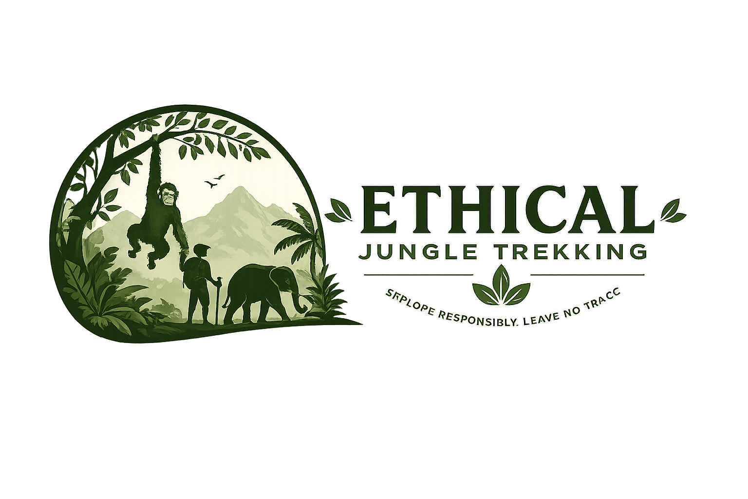 Trekking éthique dans la jungle