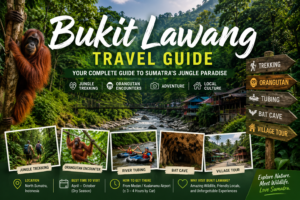 Bukit Lawang Travel Guide featuring orangutan trekking in Gunung Leuser National Park, North Sumatra